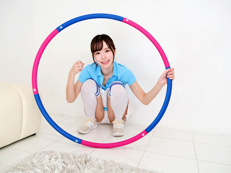 シコシコしながらエクササイズ！ パンチラインストラクター挑発JOI - サンプル画像 - 2