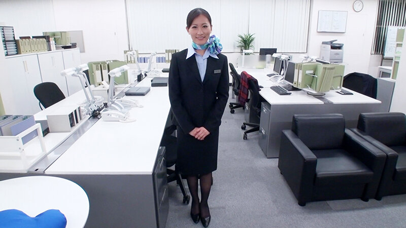 美人客室乗務員 オフィスでアクメ飛行 - サンプル画像 - 2
