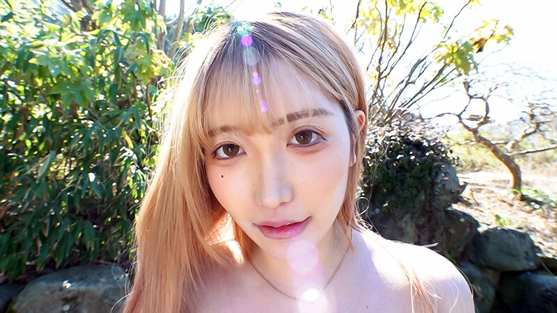 中出し露天温泉 可愛い顔したIカップ従順むっつりスケベ金髪娘 - サンプル画像 - 1
