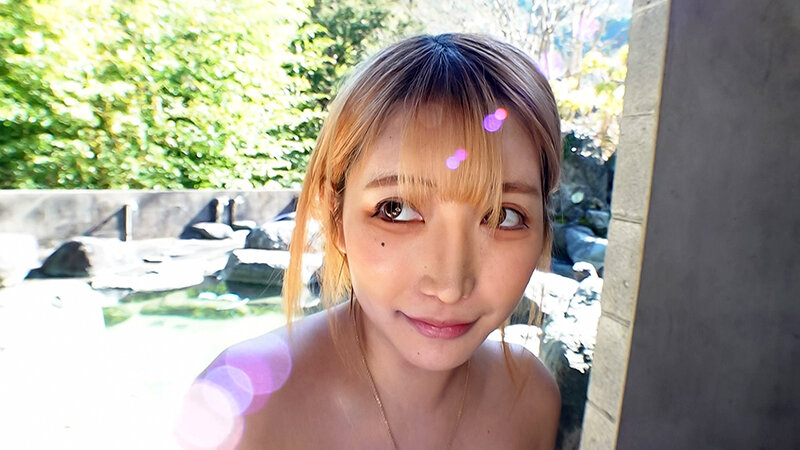 中出し露天温泉 可愛い顔したIカップ従順むっつりスケベ金髪娘 - サンプル画像 - 9