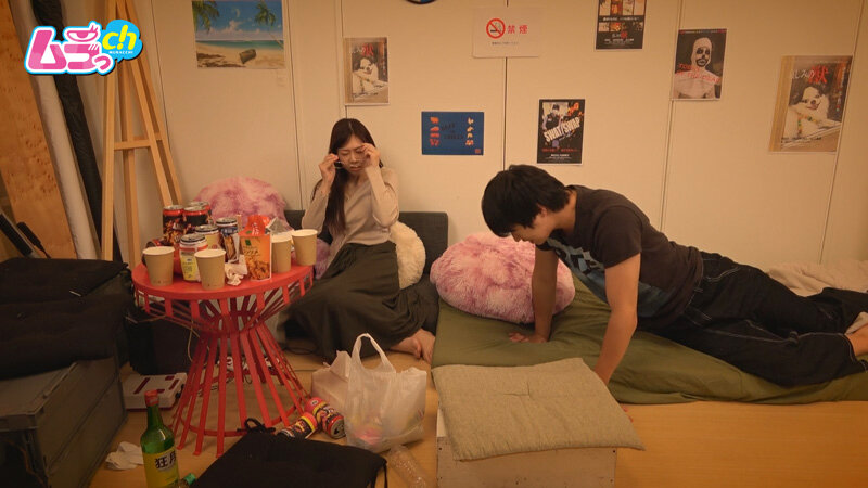 ニンゲン観察 サークルの部室でふたりきり、男性経験が少ないウブな地味巨乳娘にでっかいオッパイの正しい使用方法とおチ〇ポの魅力をわからせた夜。 - サンプル画像 - 2