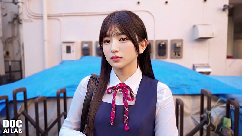 【AI×塩メスガキ】舐メ腐リ制服女子→生チ●ポ理解ラセ→中出シ完堕チ×4名 - サンプル画像 - 1