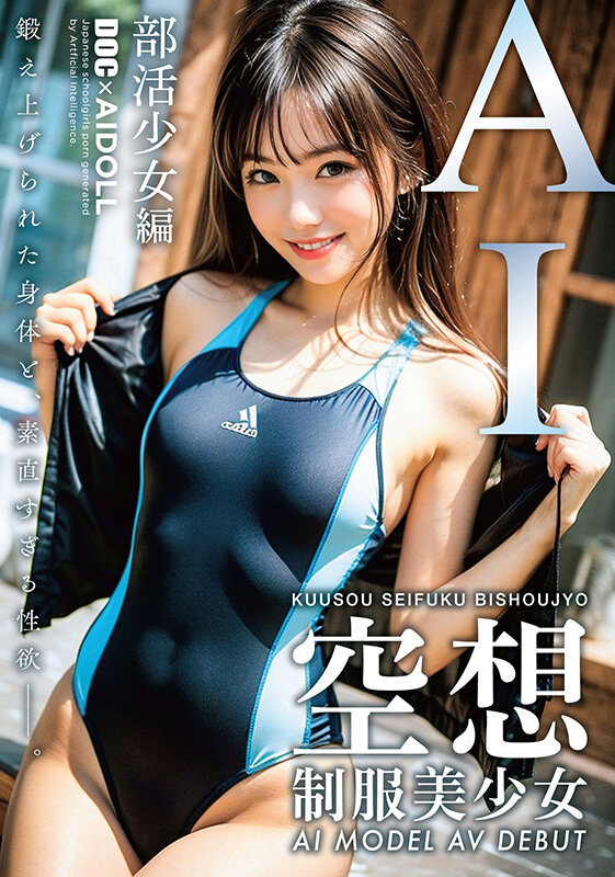 空想制服美少女 AI MODEL AV DEBUT 部活少女編 - サンプル画像 - 1