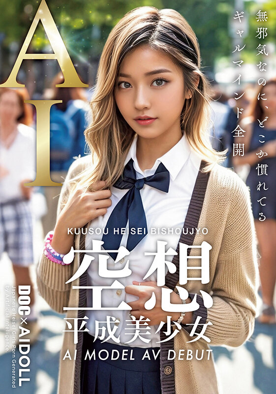 空想平成美少女 AI MODEL AV DEBUT - サンプル画像 - 1