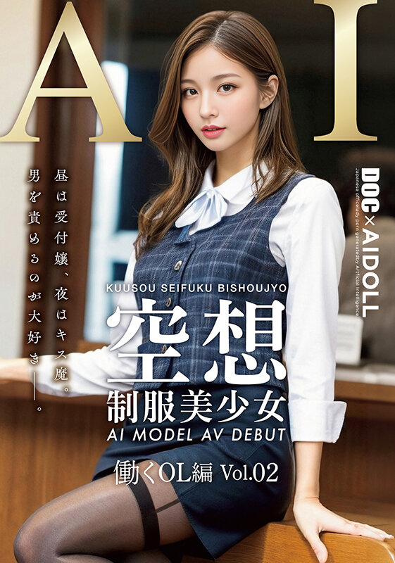 空想制服美少女 AI MODEL AV DEBUT 働くOL編 Vol.02 - サンプル画像 - 1
