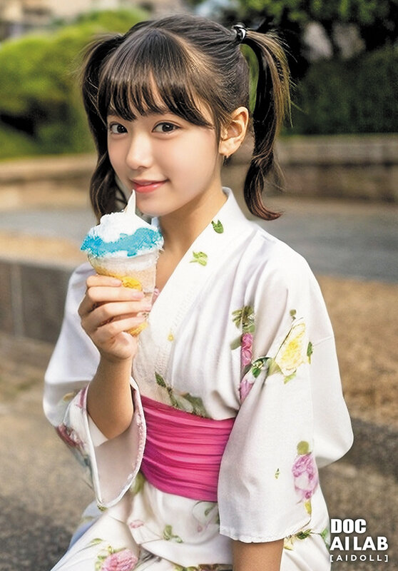 空想夏祭美少女 AI MODEL AV DEBUT - サンプル画像 - 17