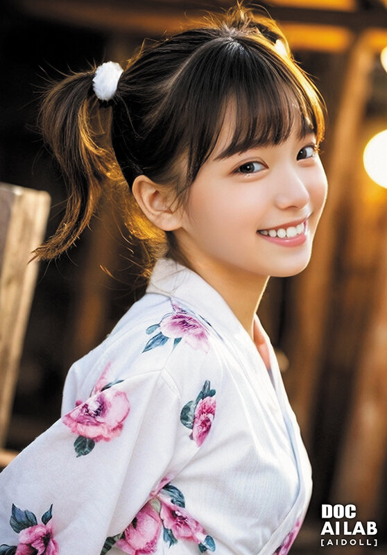 空想夏祭美少女 AI MODEL AV DEBUT - サンプル画像 - 3