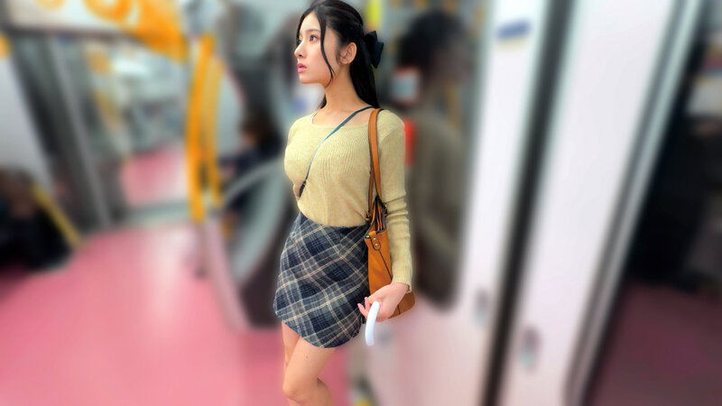 【デカパイスラ女子】＃ネバネバ粘着追跡＃ストラップ喰い込む巨乳観察＃捕獲連れ込みキメ生刺し＃乳汚し - サンプル画像 - 6