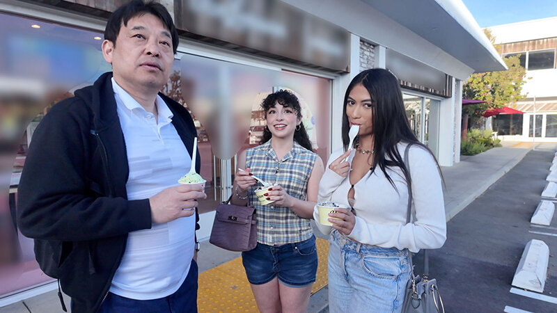 ロスでナンパしたセックスポテンシャル高めの大学生2人組を勝手にAVデビュー！！ピクシ―（23）＆レイナ（21） - サンプル画像 - 4