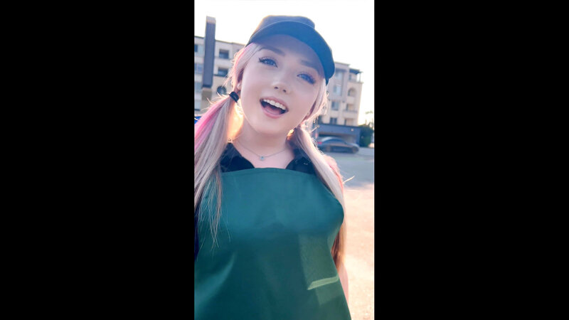 ショート動画でバズったカフェ店員がコスプレモニターに挑戦！？ 白肌むっちリボディを突き上げられ絶頂乱舞！！ イバ（21） - サンプル画像 - 2