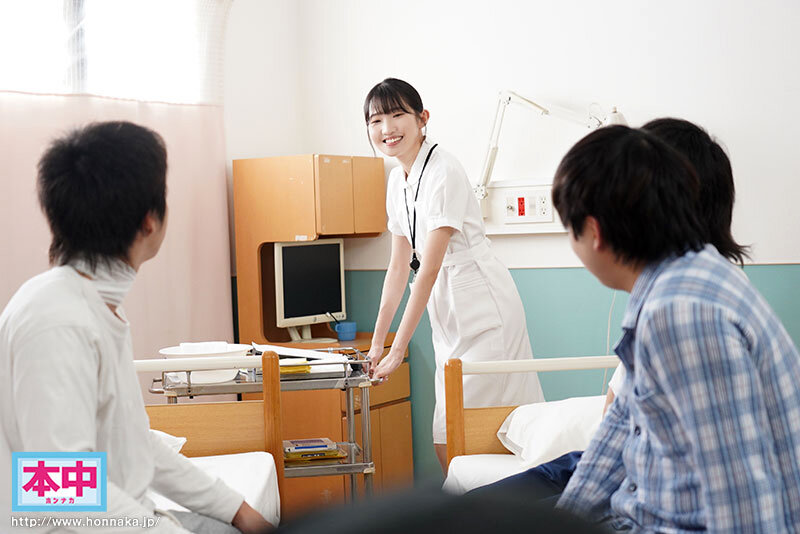 ちび童貞達に媚薬を飲まされ昼間から病室で何度も中出しされる高身長170cm女ナース 鈴音まゆ - サンプル画像 - 2
