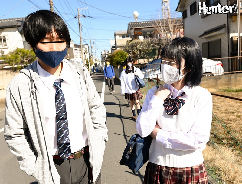 SEXのハードルが高い世界『キ…キス～！？』SEX自体が禁止されている世界で唇をマスクから出す事も、わいせつ物陳列罪として違法とされてるのに - サンプル画像 - 2