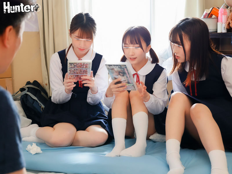 「この部屋なんか股間がムズムズしてくる…」ボクの恥ずかしい汚部屋に興奮を覚えた近所の女の子とその友達に芋づる式中出し！昔よく遊んだ近所の女子 - サンプル画像 - 5