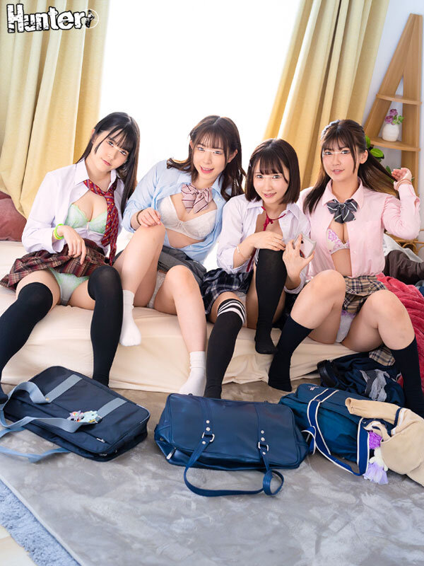 「学校も仕事もサボってみんなでエッチなことしよ！」目が覚めたら部屋には見知らぬ家出少女たち！ハメを外して泥●した翌朝、目が覚めると部屋には… - サンプル画像 - 1