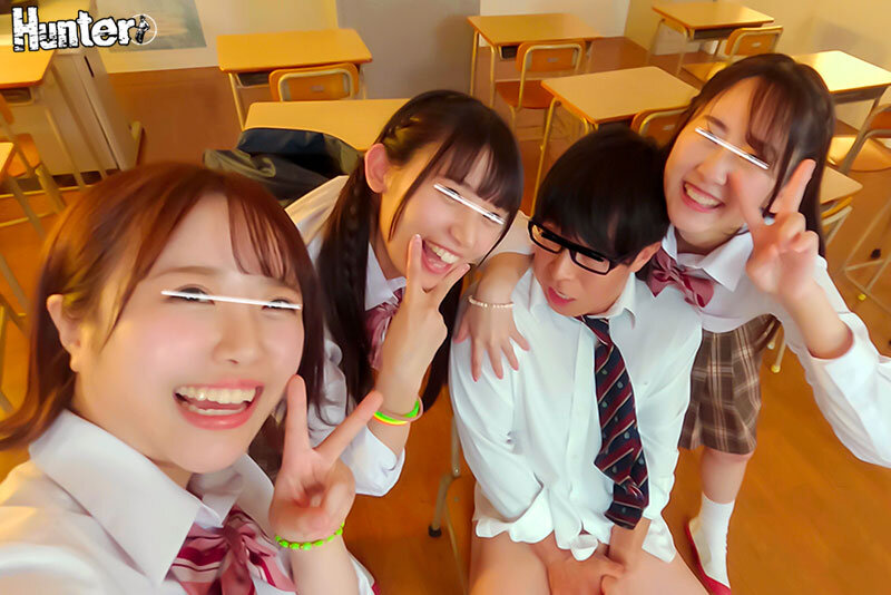 ち○ちん危機一発ゲームでヤリマン女子の餌食になったバキバキ童貞のボク！童貞のボクをからかってクラスのヤリマン女子がチ○ポをイジリまくり！ - サンプル画像 - 3