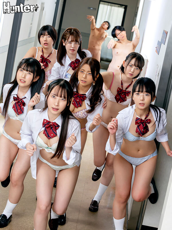 修学旅行先のホテルで生意気な同級生女子たちを追い掛け回して何度も何度も連続中出し！お酒で爆酔いした童貞が何度中出ししても復活する絶倫ゾンビ化 - サンプル画像 - 1