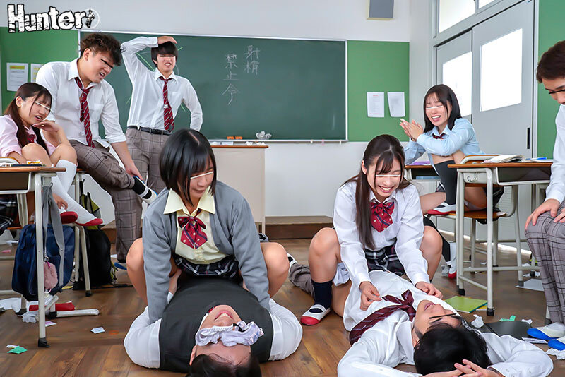 校内射精は即退学！寸止めハイスクール！学校の至る所で当たり前の様にSEXする生徒たちに射精禁止令！それでも射精寸前ギリギリSEXを楽しみ… - サンプル画像 - 8