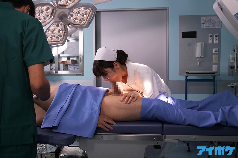 携帯ナースコールで24時間口内射精OK！ 即尺超好きおしゃぶり痴女ナース 楓カレン - サンプル画像 - 7