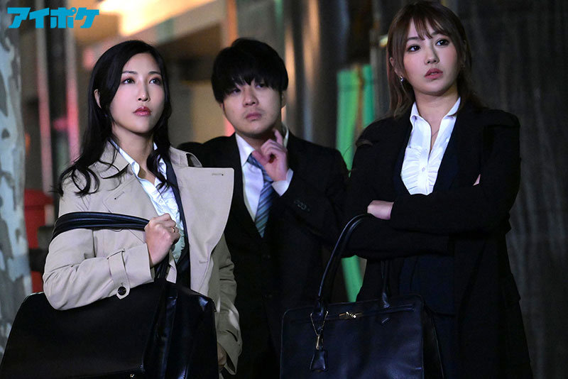 搾りヌク。 W痴女上司と相部屋… 出張先のビジホで、部下の男性社員を10発射精させる2人。 天海つばさ 水川スミレ - サンプル画像 - 2