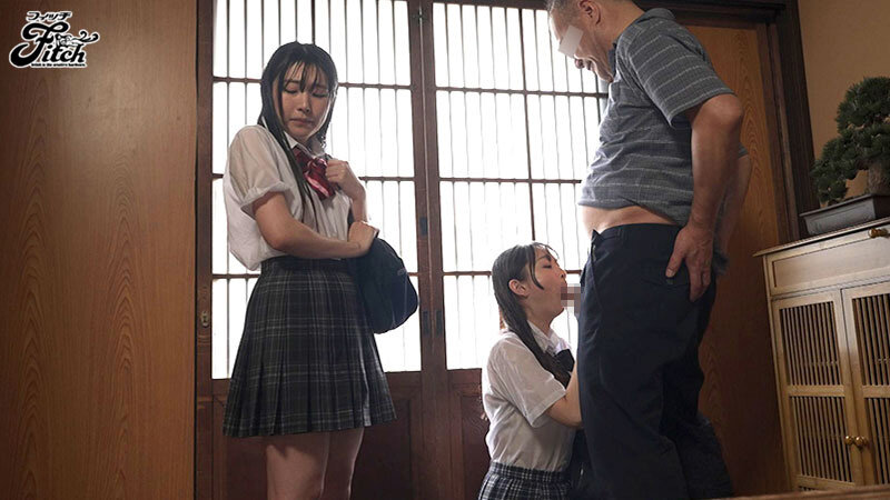 オヤジのハメ撮りドキュメント ねっとり濃厚に貪り尽くす体液ドロドロ汗だく性交 望月つぼみ 皆月ひかる - サンプル画像 - 1