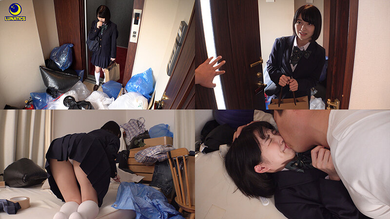 隣人のゴミ部屋から出られず食事代わりに毎日精子を飲まされ続け喉イキおしゃぶり大好き娘に成長した性格良し子ちゃんJ系 倉本すみれ - サンプル画像 - 1