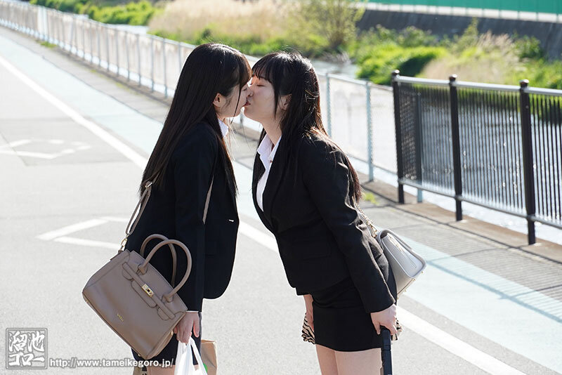 Wレズ解禁 某AVメーカー女子社員2人が退職1日前に有休使ってレズビアン温泉旅行！！ 松丸香澄 北村海智 - サンプル画像 - 12