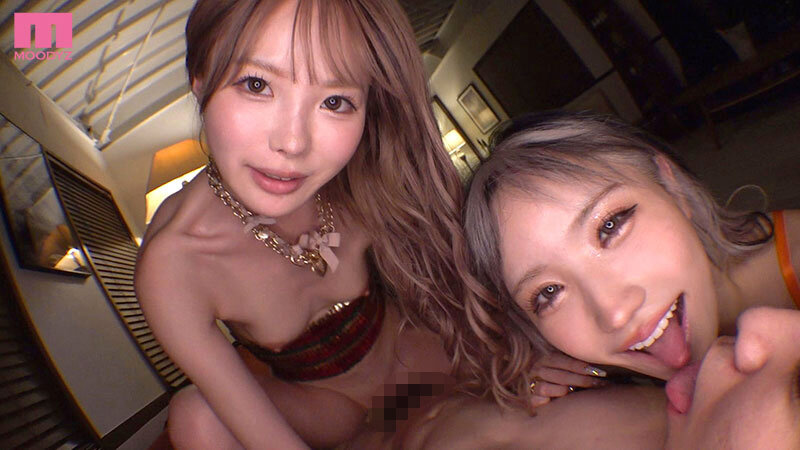 終電後僕の部屋に入り浸りギャル 4次会ビッ痴酔いパーティ 密着ヌルッヌルッのローション風呂ナイトプールごっこで朝までブッコ抜かれお泊り 松本いちか 春陽モカ - サンプル画像 - 8