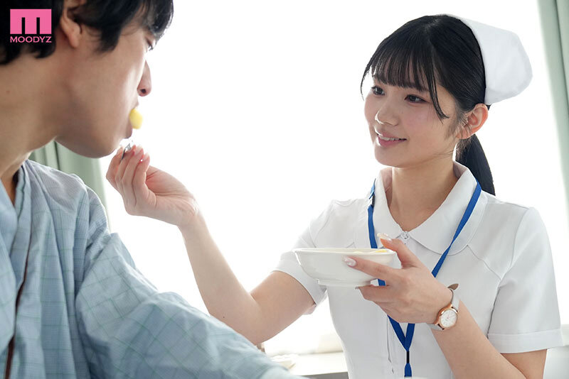 勃起が抑えられない僕と新人ナースさんの癒し笑顔とキンタマからっぽヌキまくり射精介助がとまらない入院生活。 純白彩永 - サンプル画像 - 3