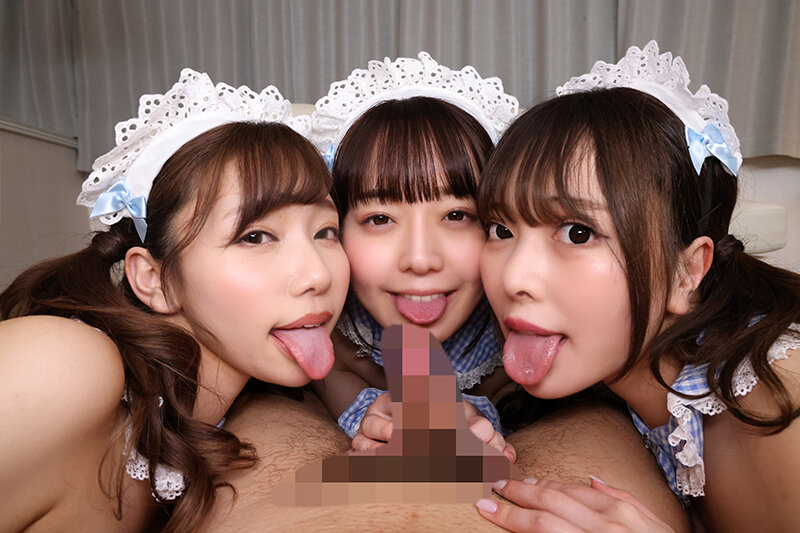 ぷにもちオッパイでご主人様をイカせまくる全裸メイドの神奉仕ハーレム - サンプル画像 - 16