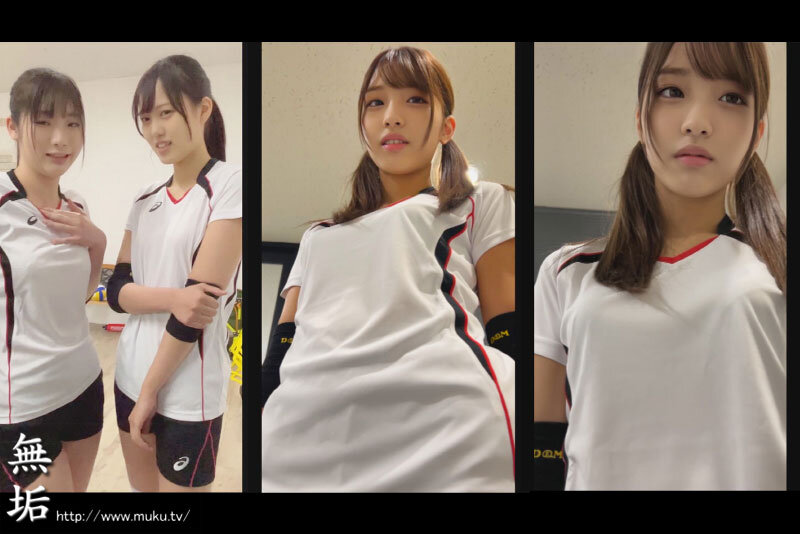170cm高身長女子バレー部がまさかの全員ドスケベ。 汗の匂いが香る部活女子達が肉食痴女責めハーレム逆4P 木下ひまり 入間茜 滝ゆいな - サンプル画像 - 2