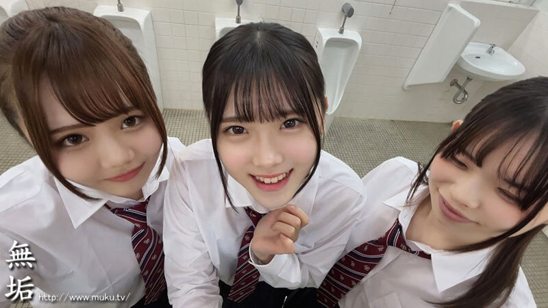 盗撮してオカズにしてた女子達がビックリまさかの超ドスケベ。小悪魔痴女化で精液搾り取られまくる！ エロ過ぎる発情期の制服女子達が肉食痴女責めハーレム 皆瀬あかり 白橋りほ 星宮こと 沙月恵奈 栄川乃亜 - サンプル画像 - 7