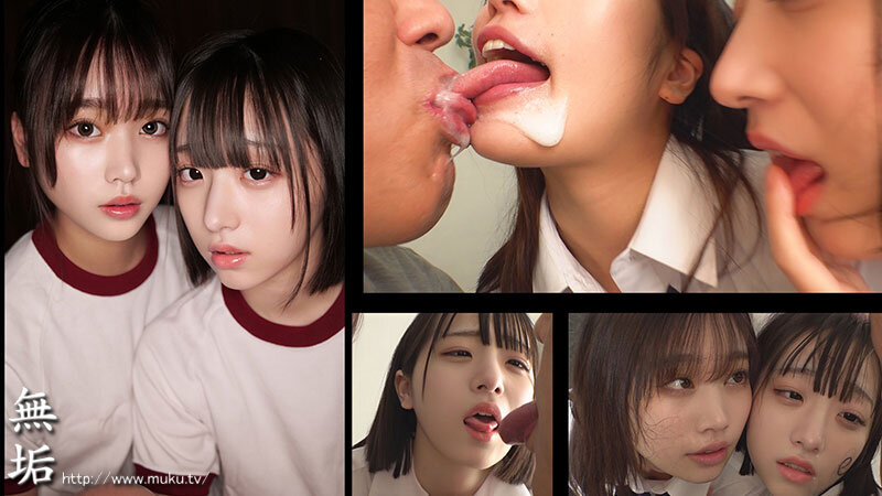 舐め特化 従順制服少女達を唾液まみれにして汚す。顔面ベッロベロ全身ドッロドロ唾だく中出し交尾。 - サンプル画像 - 1
