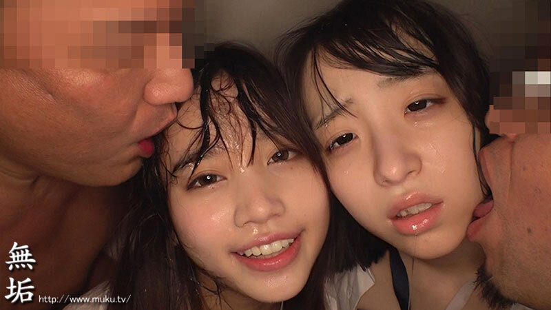 舐め特化 従順制服少女達を唾液まみれにして汚す。顔面ベッロベロ全身ドッロドロ唾だく中出し交尾。 - サンプル画像 - 10