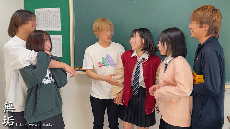 学生カップルが彼氏彼女を入れ替えSEX 青春スワップ大乱交 - サンプル画像 - 1