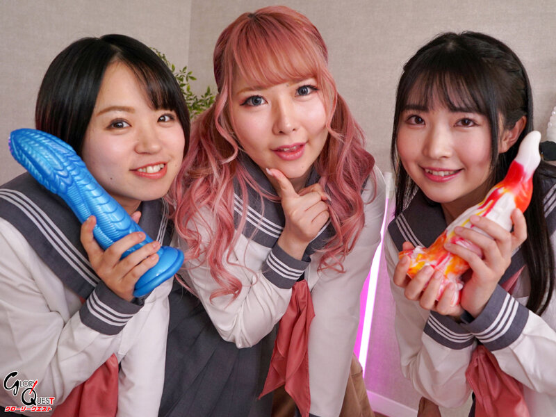M男アナルを破壊してメスイキさせるペニバンJ系小悪魔痴女トリオ！！ - サンプル画像 - 1