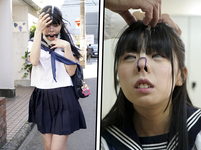 変顔で学級崩壊！清純J系の顔面崩壊絶頂アクメ！ 真宮しおり - サンプル画像 - 2