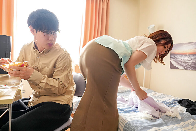 チー牛息子に孕まされた豊満な義母… 旦那に秘密のマン汁だくだくザーメンましまし 家庭内近親交尾 夕季ちとせ - サンプル画像 - 3