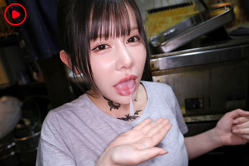 汚なシュラン鬼バズ定食屋きりもり巨乳タトゥー店長精子ごっくんな1日密着 - サンプル画像 - 7
