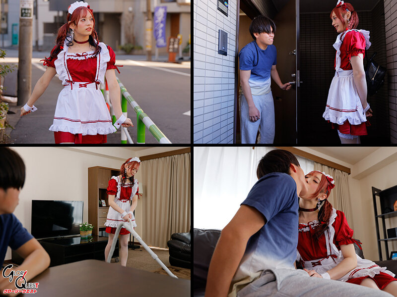 肉棒でご主人様のアナルをご奉仕痴女メイド ニューハーフ逆アナルセックス！ 一二三ゆぅり - サンプル画像 - 1