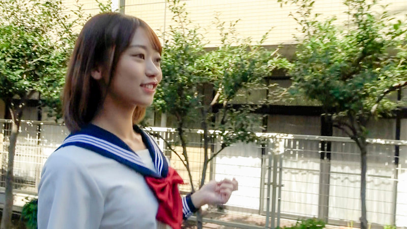 円女交際中出しoK18歳 黒髪ショートのお元気生好き娘 奈築りお - サンプル画像 - 1