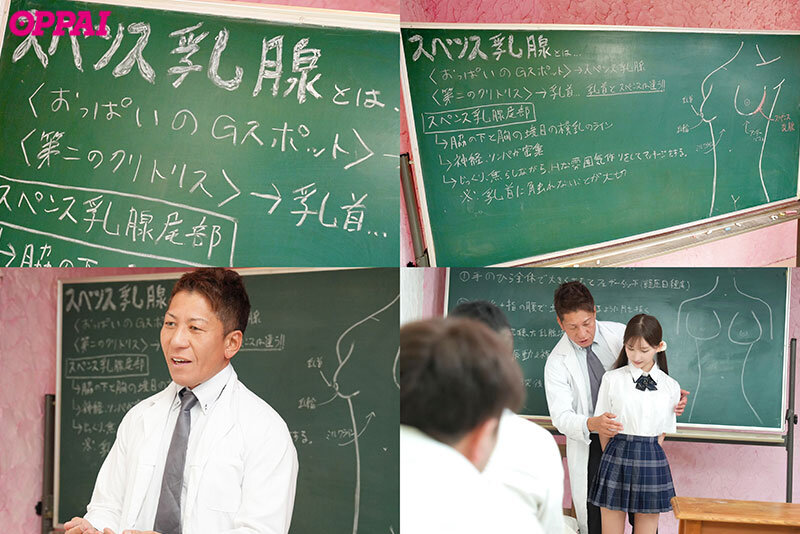 Howtoスペンス乳腺開発学園 観たらアナタも女性をおっぱいで感じさせられる教科書AV 楪カレン - サンプル画像 - 1