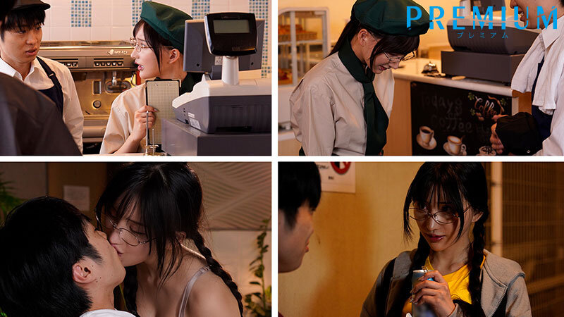 酔うと豹変ドスケベになる地味メガネ巨乳バイト後輩に酒乱ベロキス暴れ騎乗位で一晩中、精子ぶっこ抜かれた僕。 楪カレン - サンプル画像 - 3