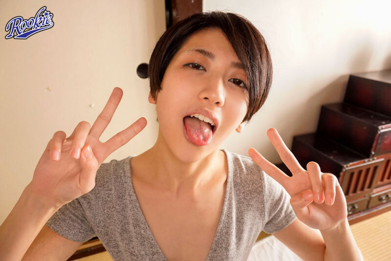 ボーイッシュ地味娘の究極エゴマゾSEX ショートカット少女がS男にグッチャグチャにされてヘロヘロアへ顔になるまでとにかくイキまくる！ 水谷梨明日 - サンプル画像 - 1