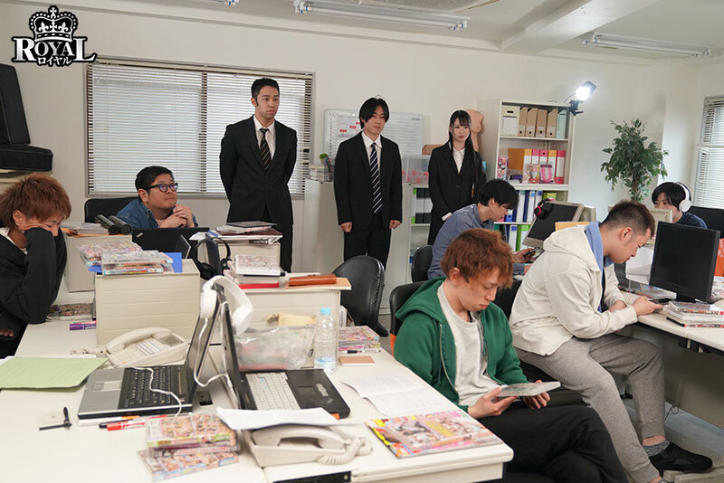 AV制作会社のADなら肉便器になっても当然だろww 無理矢理、性処理係任命！行列の出来る鬼中出し追撃プレス 月野江すい - サンプル画像 - 1