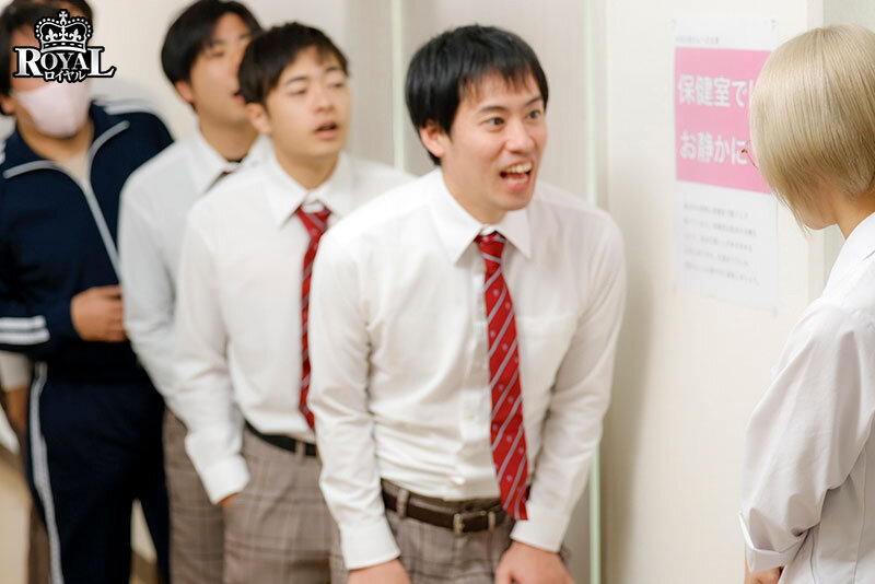 行列ができる性のお悩み相談所 爆美女先生がとろっとろナマ膣診察で何度も精液搾りつくしてくれる男子校のえちえち保健室 百永さりな - サンプル画像 - 14