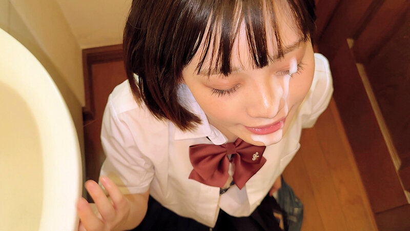 完全撮りおろし！10代の顔に濃厚精子を大量ぶっかけ！怒涛の即フェラ顔射ラッシュ！学生たちの拙くもあざといフェラチオ309分 最高にかわちい素人じぇいけい20名 - サンプル画像 - 20
