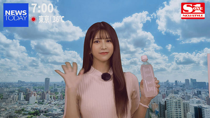 上には決して逆らえないお天気お姉さん、過激セクハラに耐え続けた結果…とうとうチ●ポを欲しがり始める。 七ツ森りり - サンプル画像 - 1