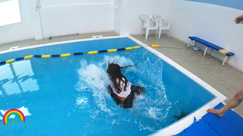 競泳水着J系鬼畜集団水責めレ×プ 佐藤しお - サンプル画像 - 14