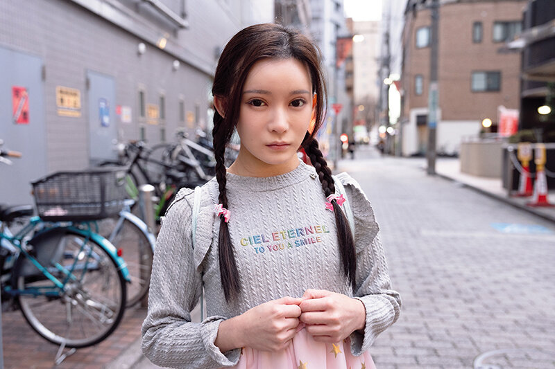 偶然声を掛けた女の子が可愛くて…尾行わいせつ・強●オナニー投稿・女子部屋侵入 三つ編み貧乳パイパン少●ゆかちゃん136cm 美好柚伽 - サンプル画像 - 1