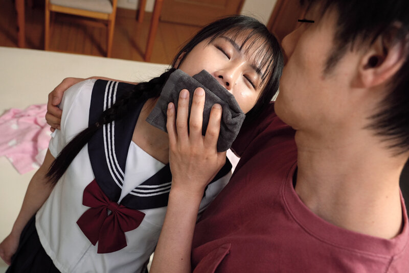 偶然声を掛けた女の子が可愛くて…尾行わいせつ・拉致強●精飲・昏●姦 三つ編み貧乳パイパン少●あおちゃん149cm 石原青 - サンプル画像 - 16
